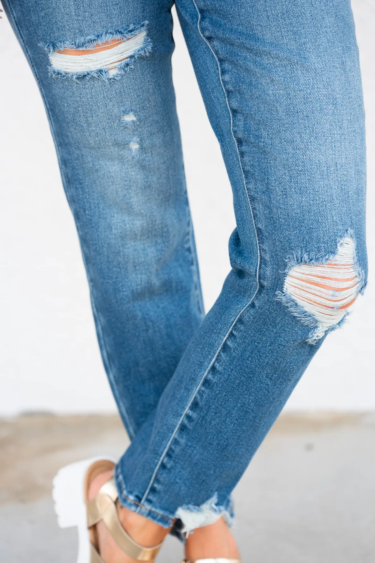 Judy Blue Queen Of My Heart High Rise Boyfriend Jeans