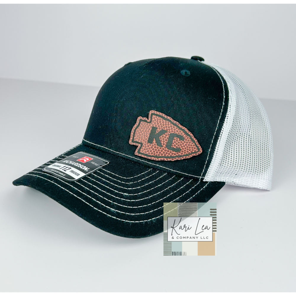 Black/White Richardson 112 Hat - KC Arrowhead Football|8484