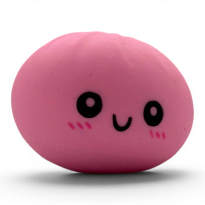 Rainbow Mystery Neon Bun Squishy Toy – 12ct Kawaii Sensory