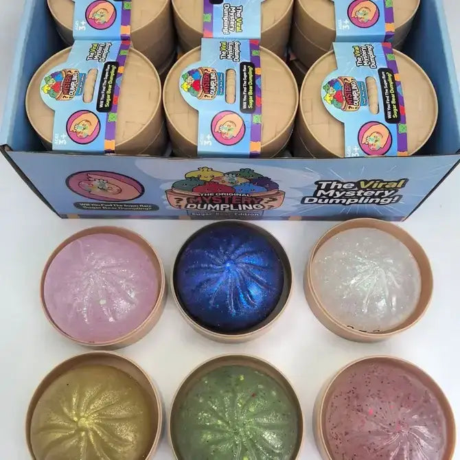 Mystery Squishy Dumpling Shape Glitter Sensory Fidget Toy