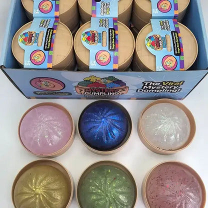 Mystery Squishy Dumpling Shape Glitter Sensory Fidget Toy