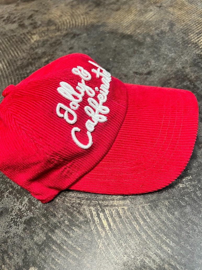 #D Jolly & Caffeinated Corduroy Criss Cross Hat|8159