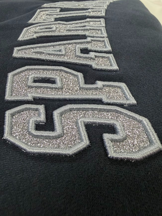 3D Glitter Spartans Mockneck Sweatshirt|9589