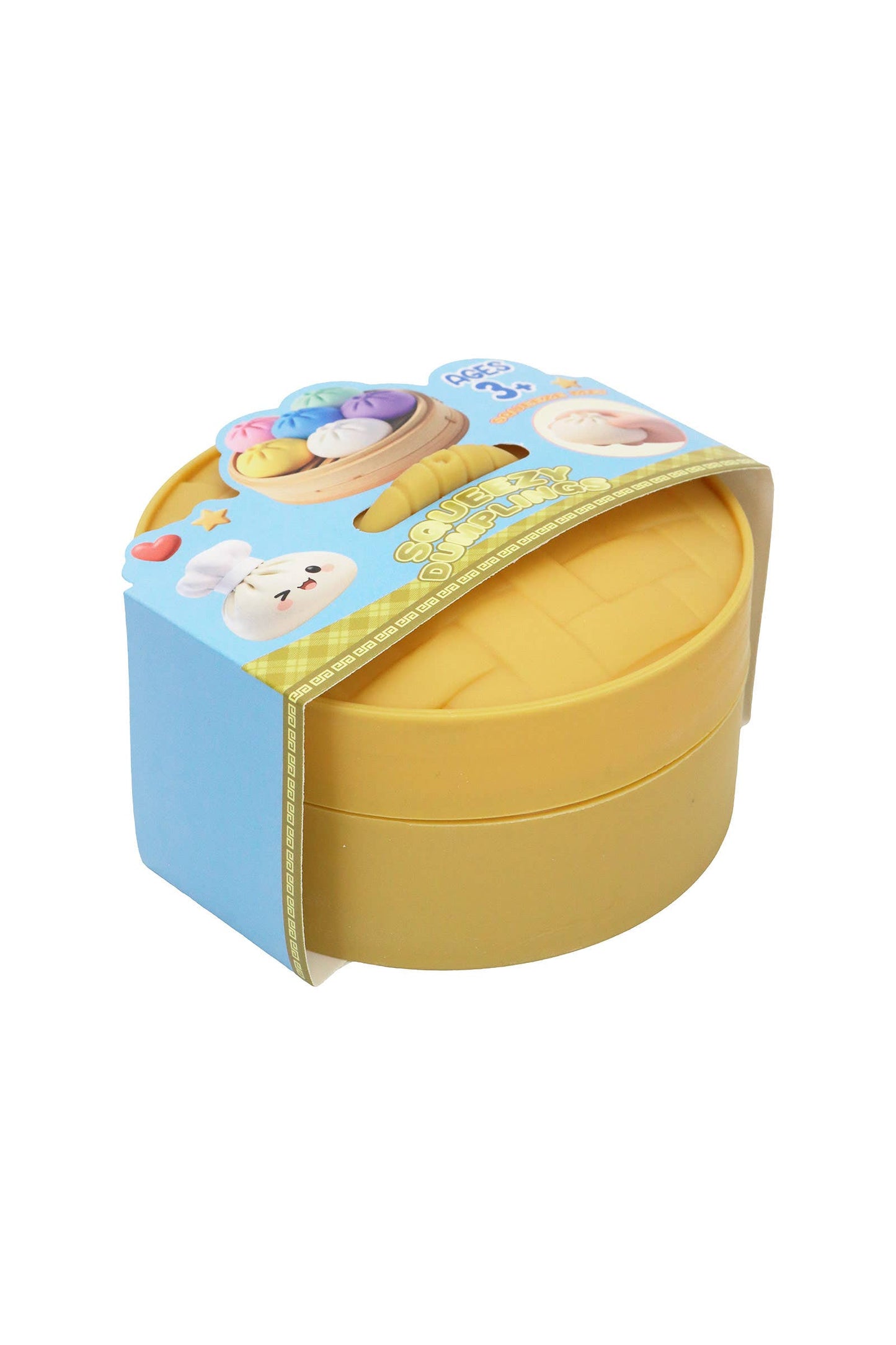 Solid Bao Bun Dumpling Gel Slime Filled Squishy - 12 Pcs