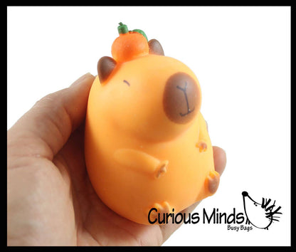 1 Capybara Stretchy Sand Filled - Lover Sensory Fidget Toy W