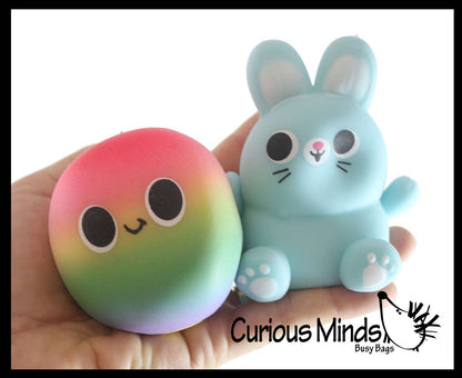 1 Easter Themed Creamy Doh Filled Squeeze Stress Balls - Chi