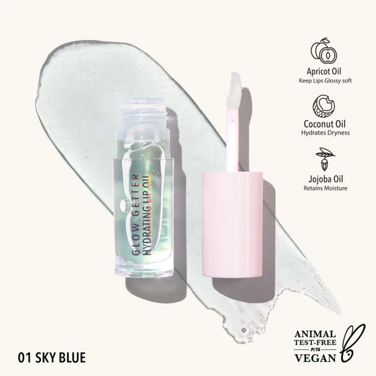 Glow Getter Hydrating Lip Oil (001, Sky Blue)|3485