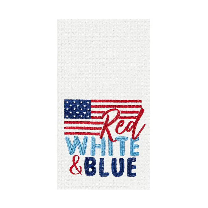 Red White And Blue Towel