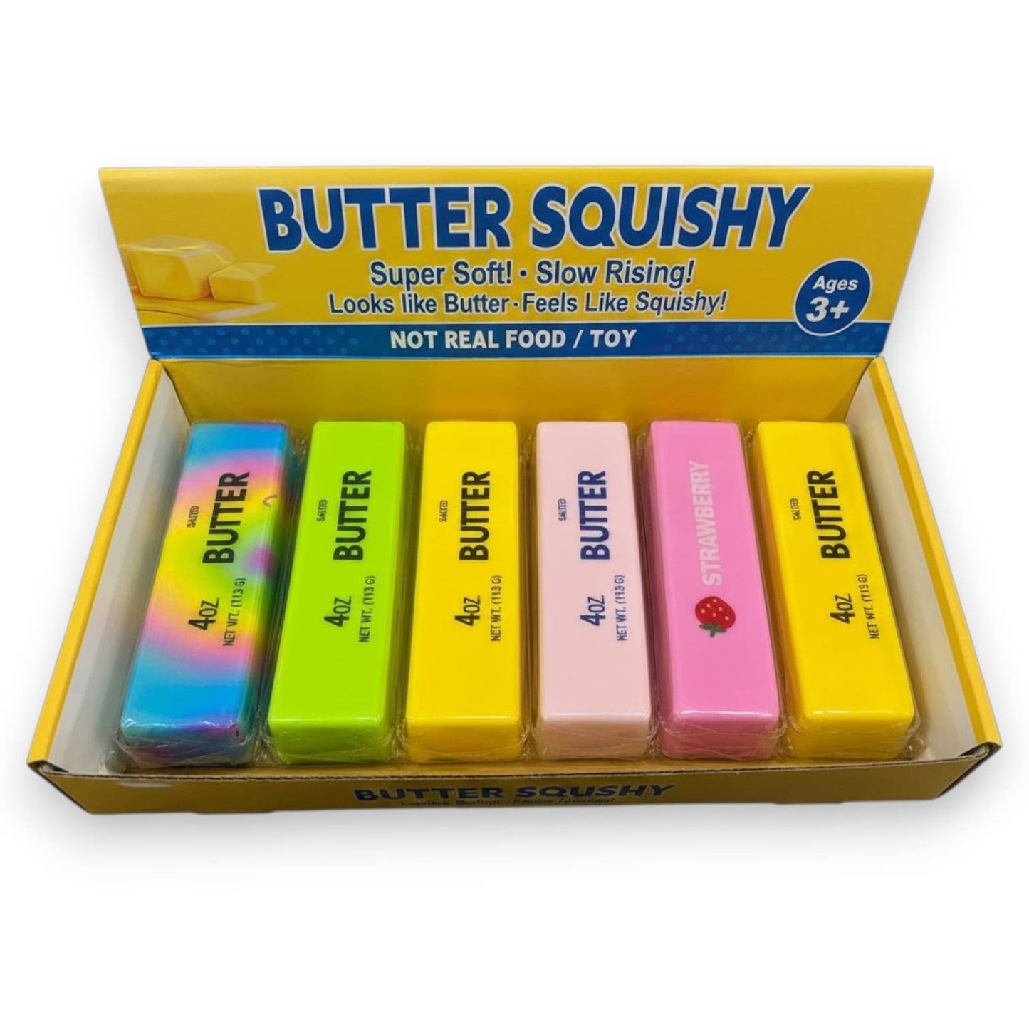 Assorted Butter Squishies – 12ct PDQ Display