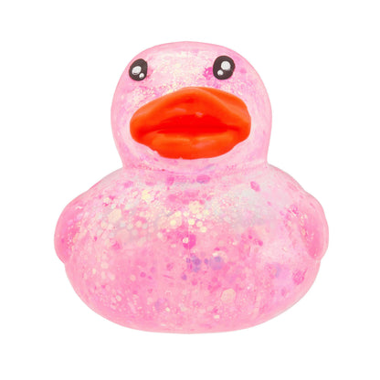 Sensory Toy Box Squishy Glitter Ducks Stress Relief Fidget Toy (4 pack)