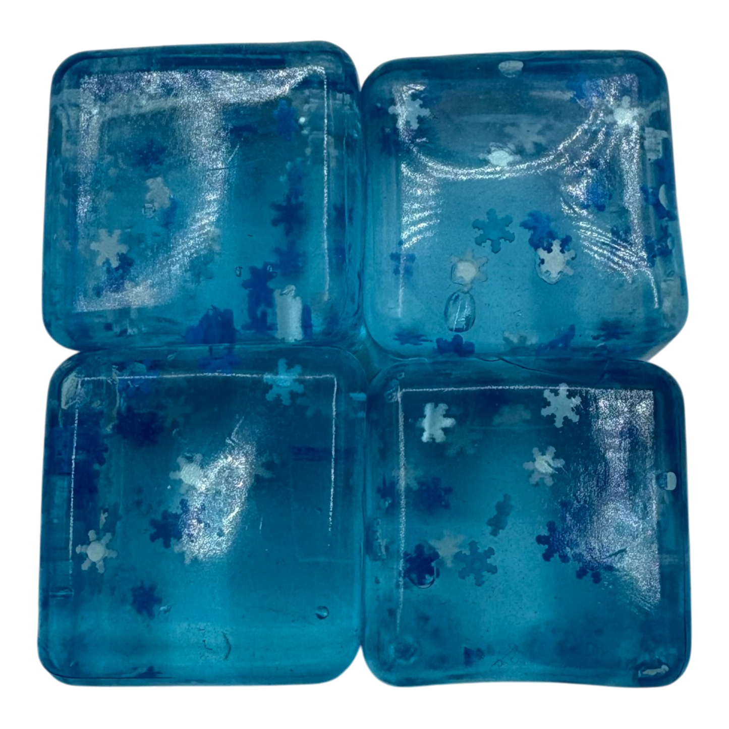 Crystal Squishy Stretch Snowflake Cubes