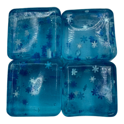 Crystal Squishy Stretch Snowflake Cubes