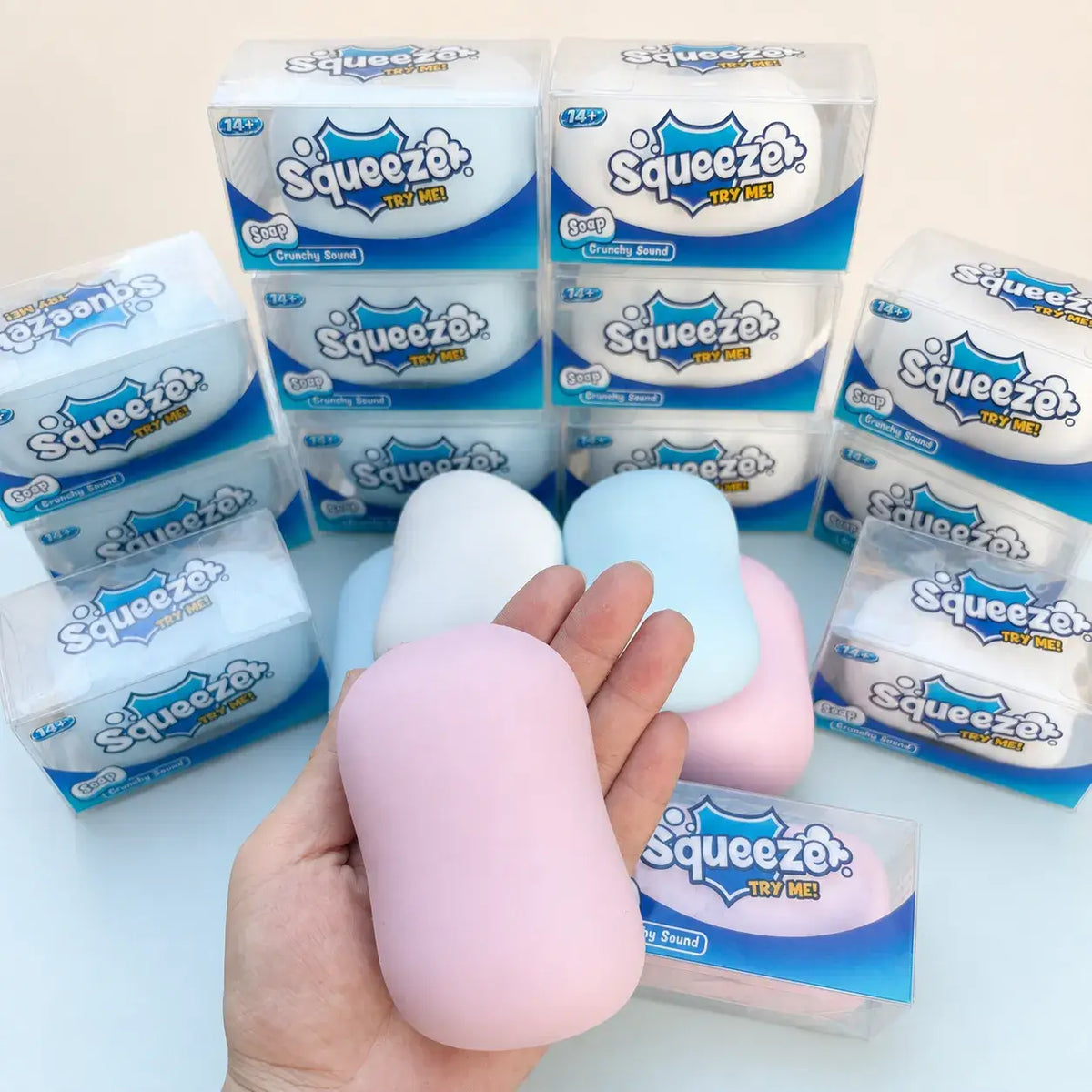 Crunchy Block Soap Squishy Stress Toy