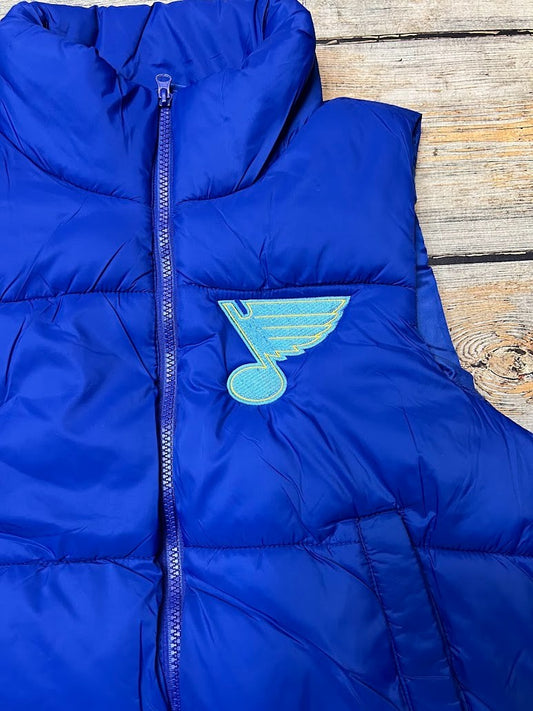 Blues Royal Puffer Vest|8100