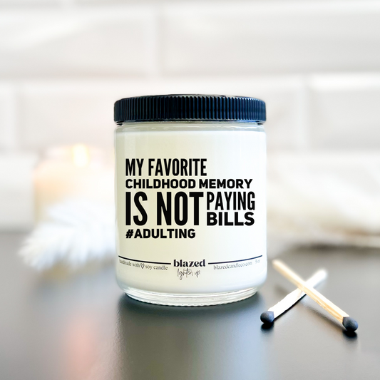 Adulting Candle