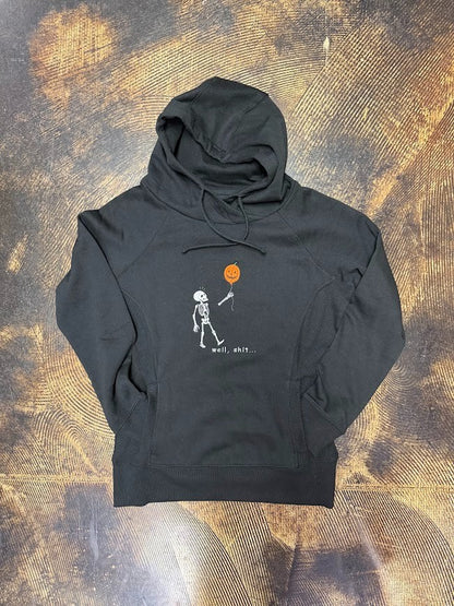 Well, shit...skeleton ladies hoodie|9496