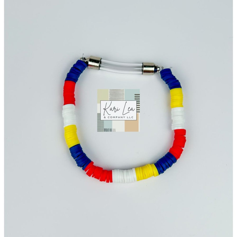 Bracelets with Fillable Tubes - STL (Red) Inspired Colors|8518