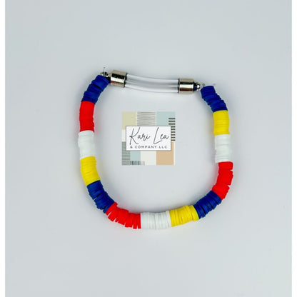 Bracelets with Fillable Tubes - STL (Red) Inspired Colors|8518