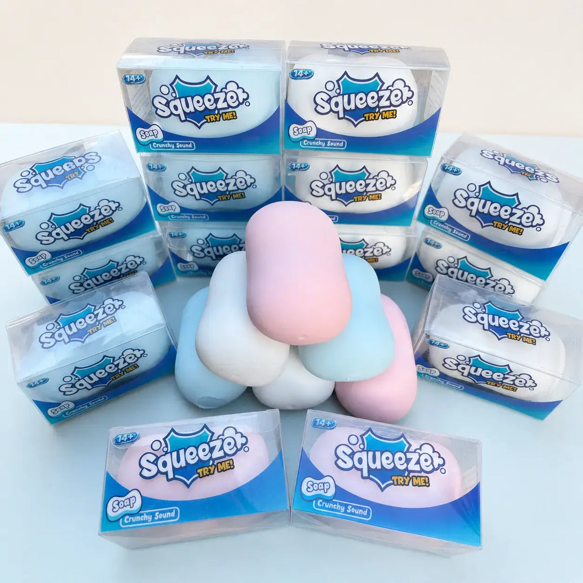 Crunchy Block Soap Squishy Stress Toy