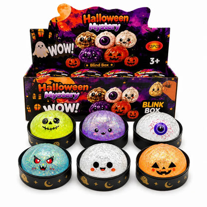 Halloween Pectin Gel Bun Squishy Blind Box