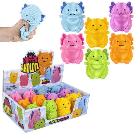 Axolotl Puffer Squeeze Sensory Kids Toy -  In Bulk