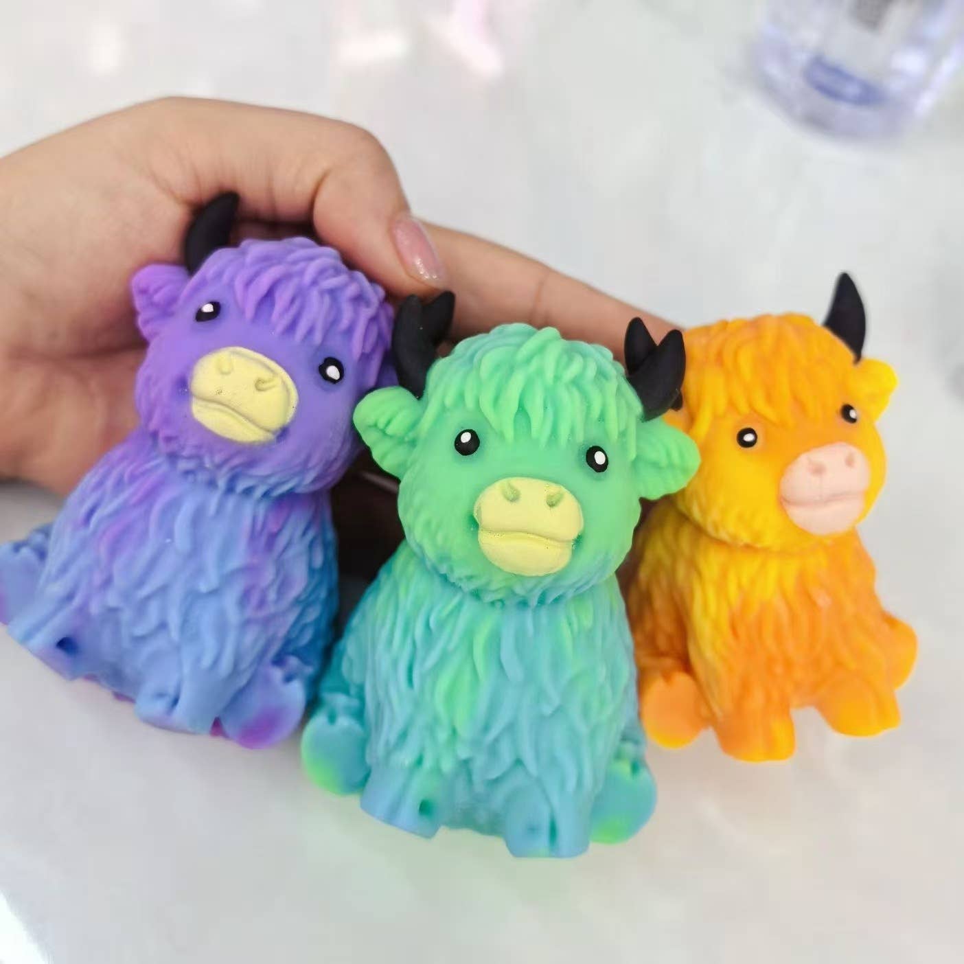 Highland Cow Squishy Squeeze Toy Fidget Toy
