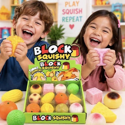 Assorted Crunch Squishy — Block Squishy ASMR Crunch