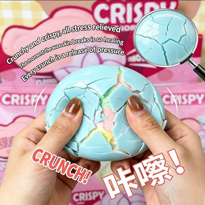 Cotton Candy  Crispy Crunch Squishy Ball