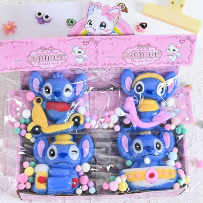 Stitch cartoon Squishy Toy for stress relief-12unit