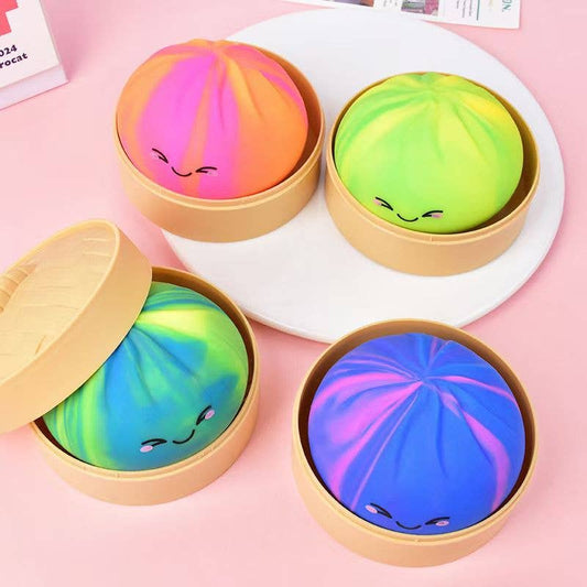 Mini MYSTERY DUMPLINGS Squishy Stress Relief Toy 12pcs set