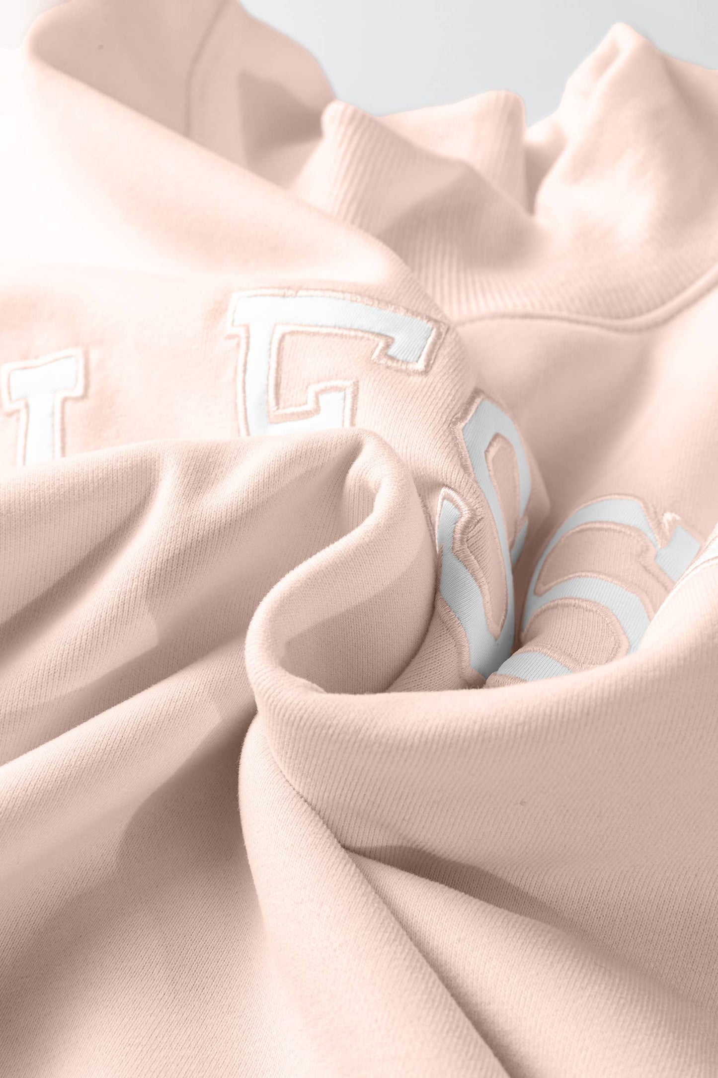 66 Plus Size Blessed Embroidered Mock Neck Sweatshirt (S-4X)
