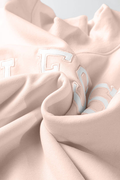66 Plus Size Blessed Embroidered Mock Neck Sweatshirt (S-4X)