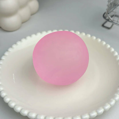 Moldable Frosted Coconut Oil–Style Squishy Stress Ball