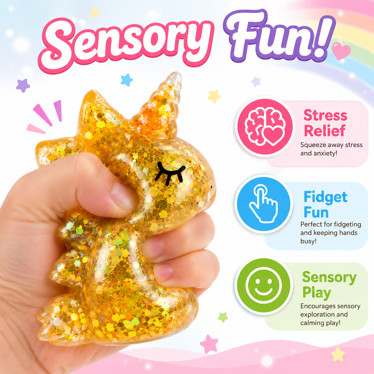 Glitter Decompression Unicorn