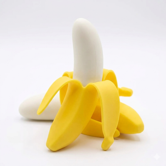 Banana Squishy Fidget Toy – Stretchy Stress Relief