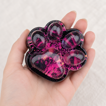 Dark Aesthetic Black Cat Paw Squishy Stress Relief Toy