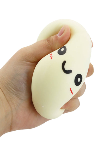 Solid Bao Bun Dumpling Gel Slime Filled Squishy - 12 Pcs
