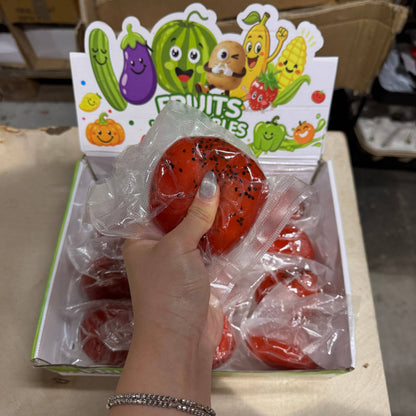 Watermelon Fruit Icy Slushy Ball Squishy 12/pk | A145