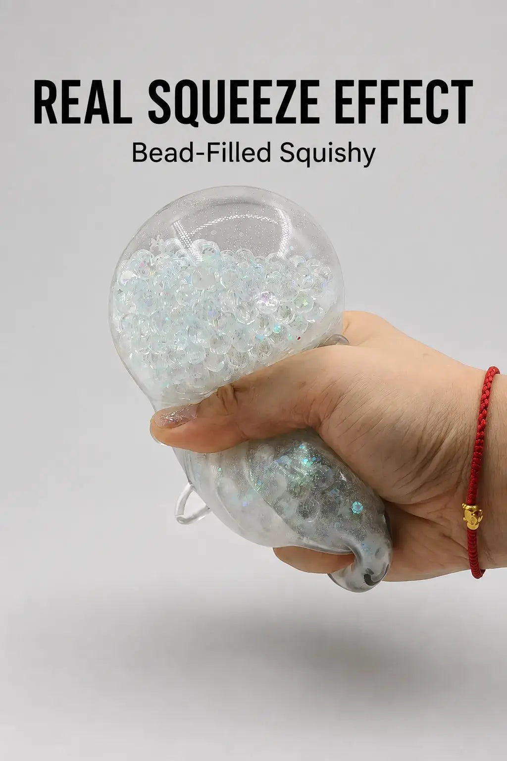 Bead-Filled Christmas Reindeer Squishy