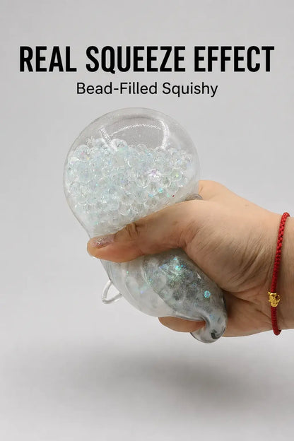 Bead-Filled Christmas Reindeer Squishy