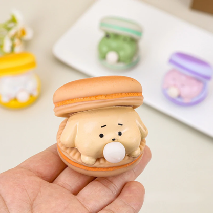 Cute Animal Spit Bubble Burger Stress Relief Toy