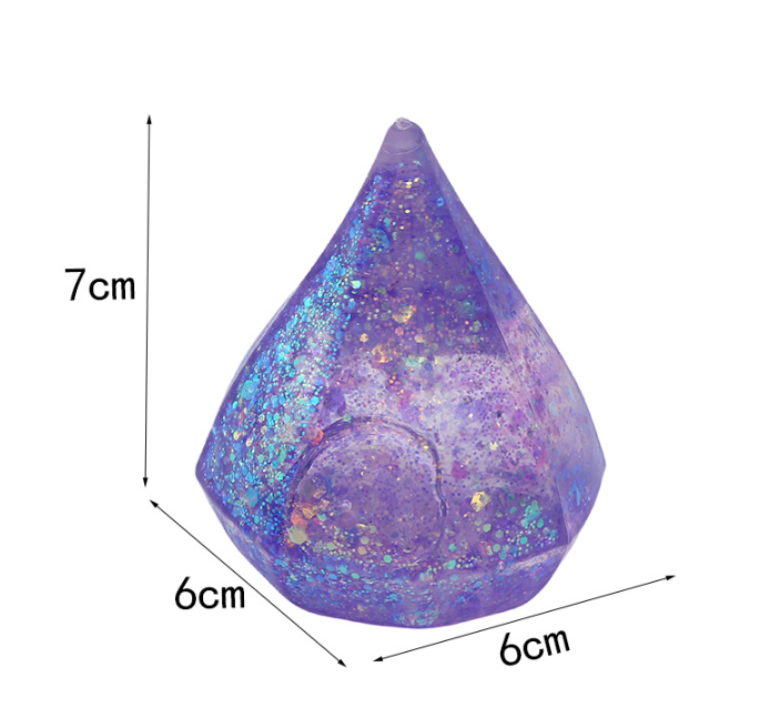 Glitter diamond Squishy Squeeze Toy Fidget Toy