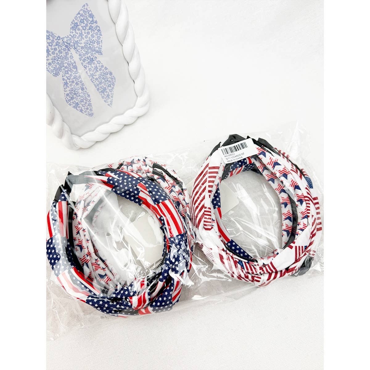4-Kinds American Patriotic Knotted Headband