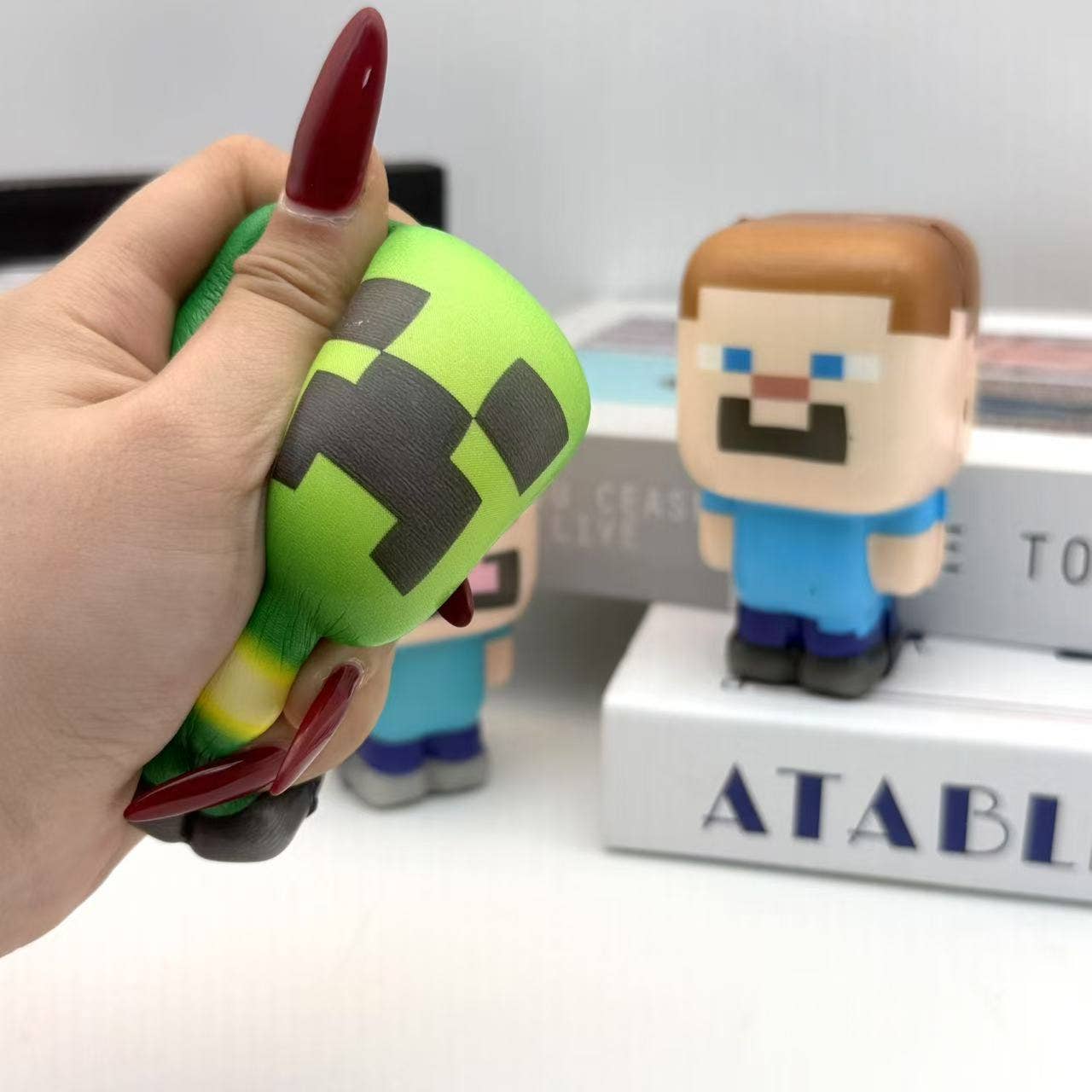 Minecraft Squishy Stress Relief Toy squeeze fidget toy