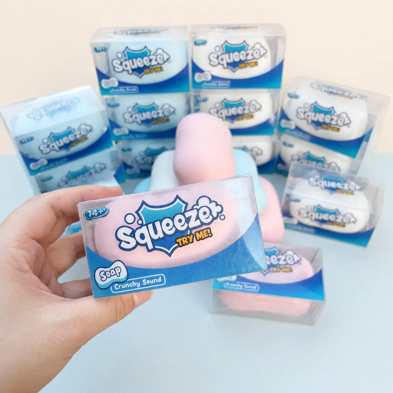 Crunchy Block Soap Squishy Stress Toy