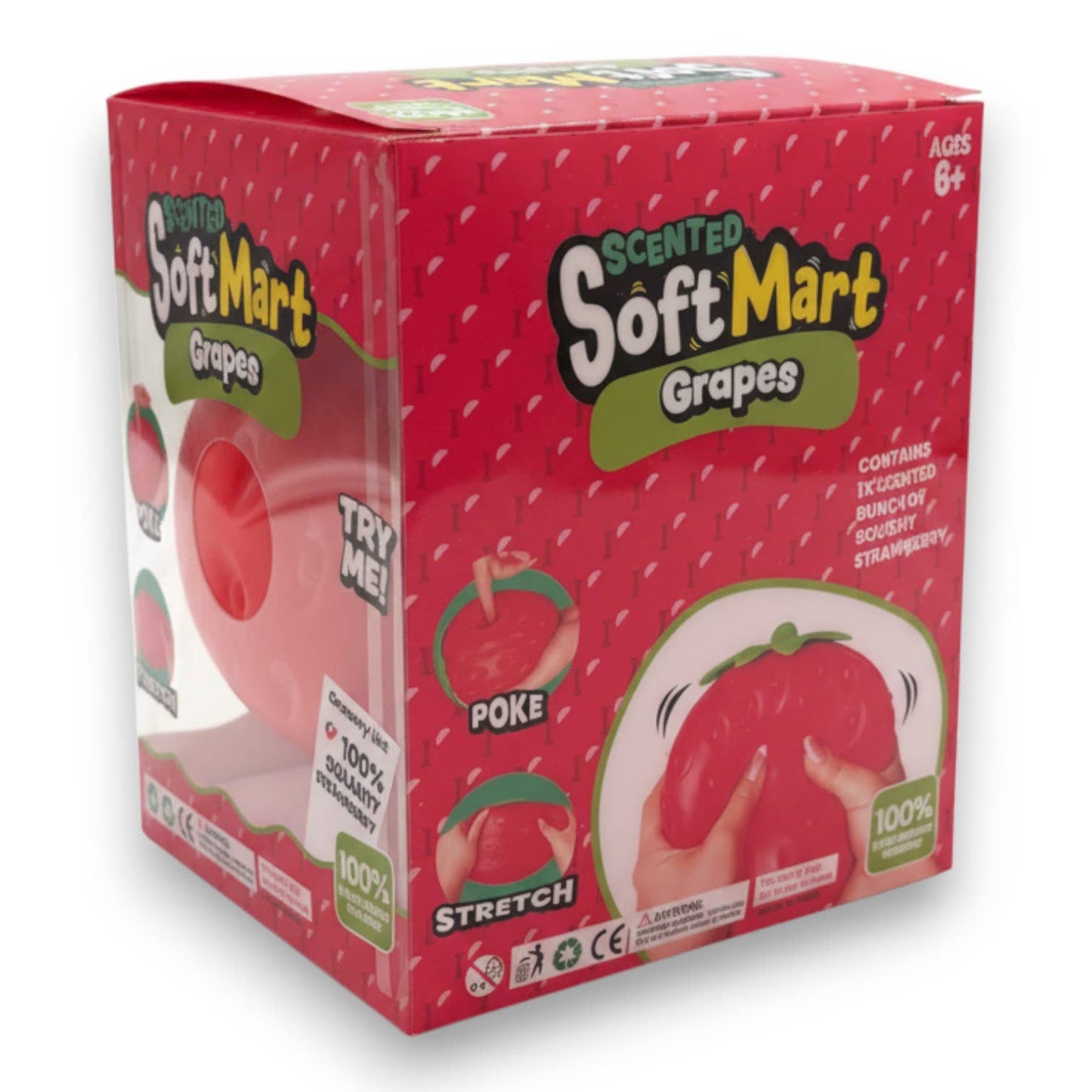 Jumbo Scented Strawberry Squish 12ct