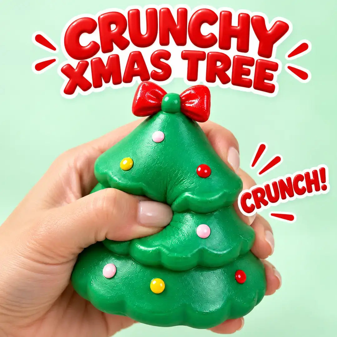 Merry Christmas Squishy Toy— Crunchy ASMR Holiday Squishies