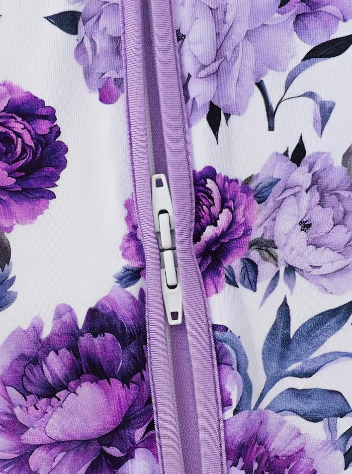 Purple Peony Bamboo Sleeper|8854