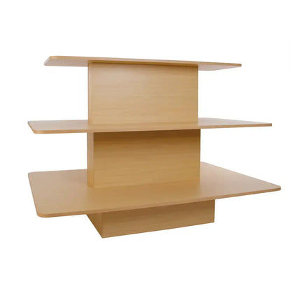Retail Display Three-Tier Rectangular Table