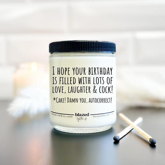 Birthday Autocorrect Candle